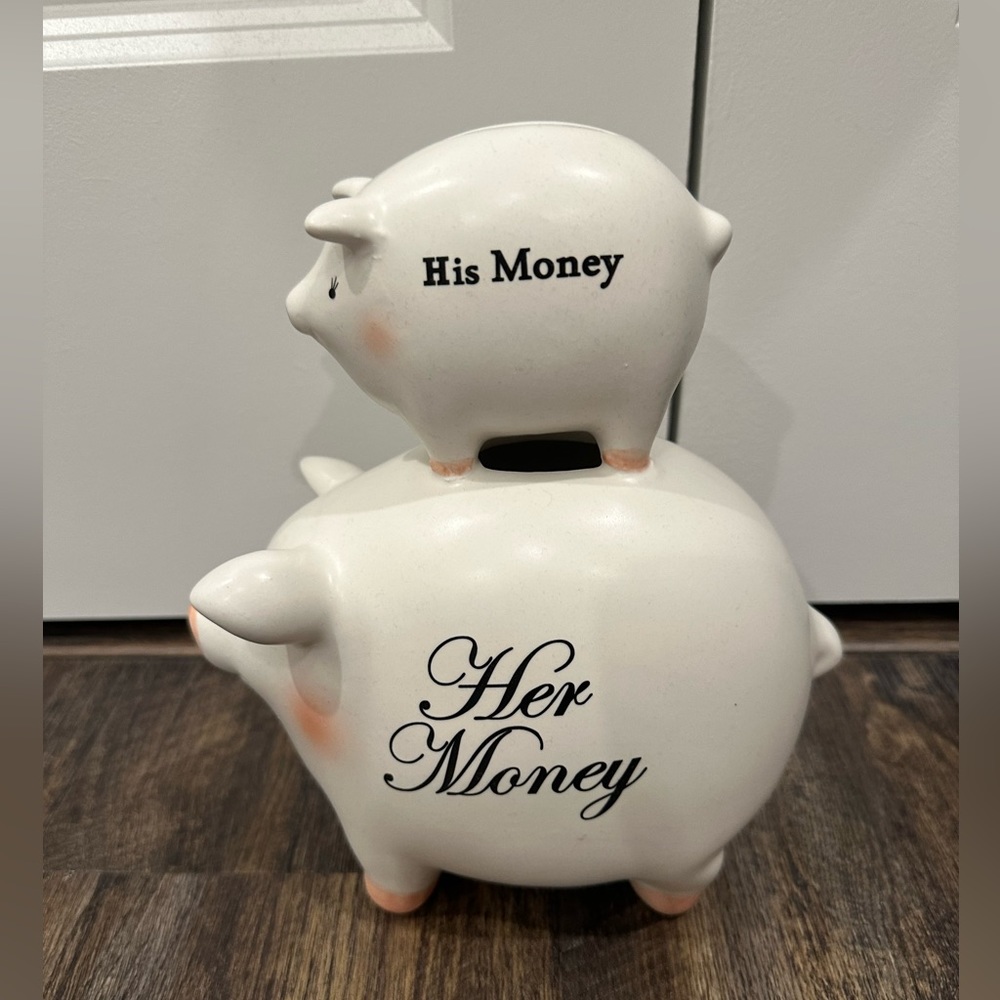 Vintage His and Hers Piggy 🐷 Bank